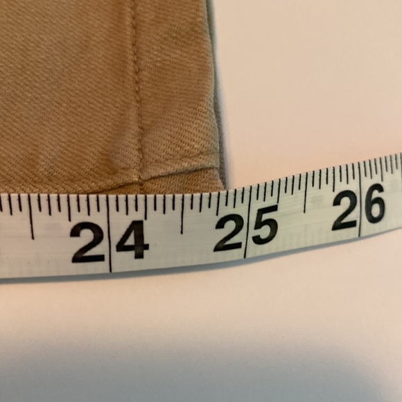 Lane Bryant khaki colored jeans  capri straight leg size 16 - Picture 7 of 10